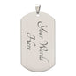 My Son | Believe in yourself - Dog tag