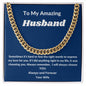 To My Husband | Cuban Link Chain