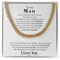 My Man | You are my home - Cuban Link Chain