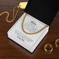 My Man | You are my home - Cuban Link Chain