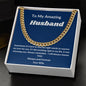 To My Husband | Cuban Link Chain
