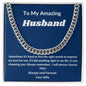 To My Husband | Cuban Link Chain