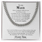 My Man | You are my home - Cuban Link Chain