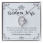 My Badass Wife | I will love you always - Forever Love Necklace