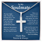 My Soulmate | You are my everything - Stainless Steel Cross Necklace
