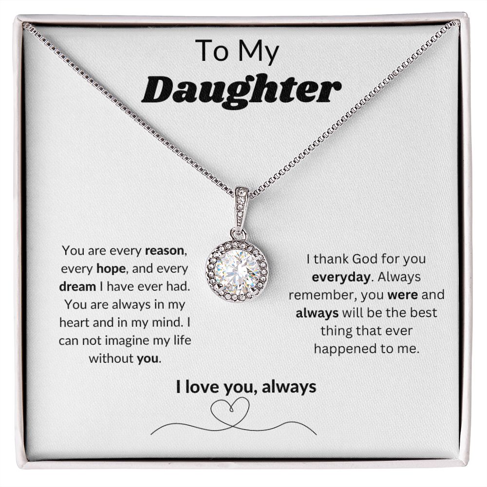 To My Daughter, Eternal Hope Necklace