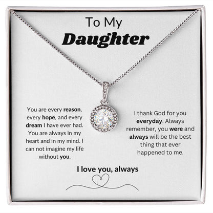 To My Daughter, Eternal Hope Necklace