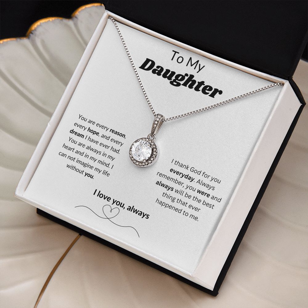 To My Daughter, Eternal Hope Necklace