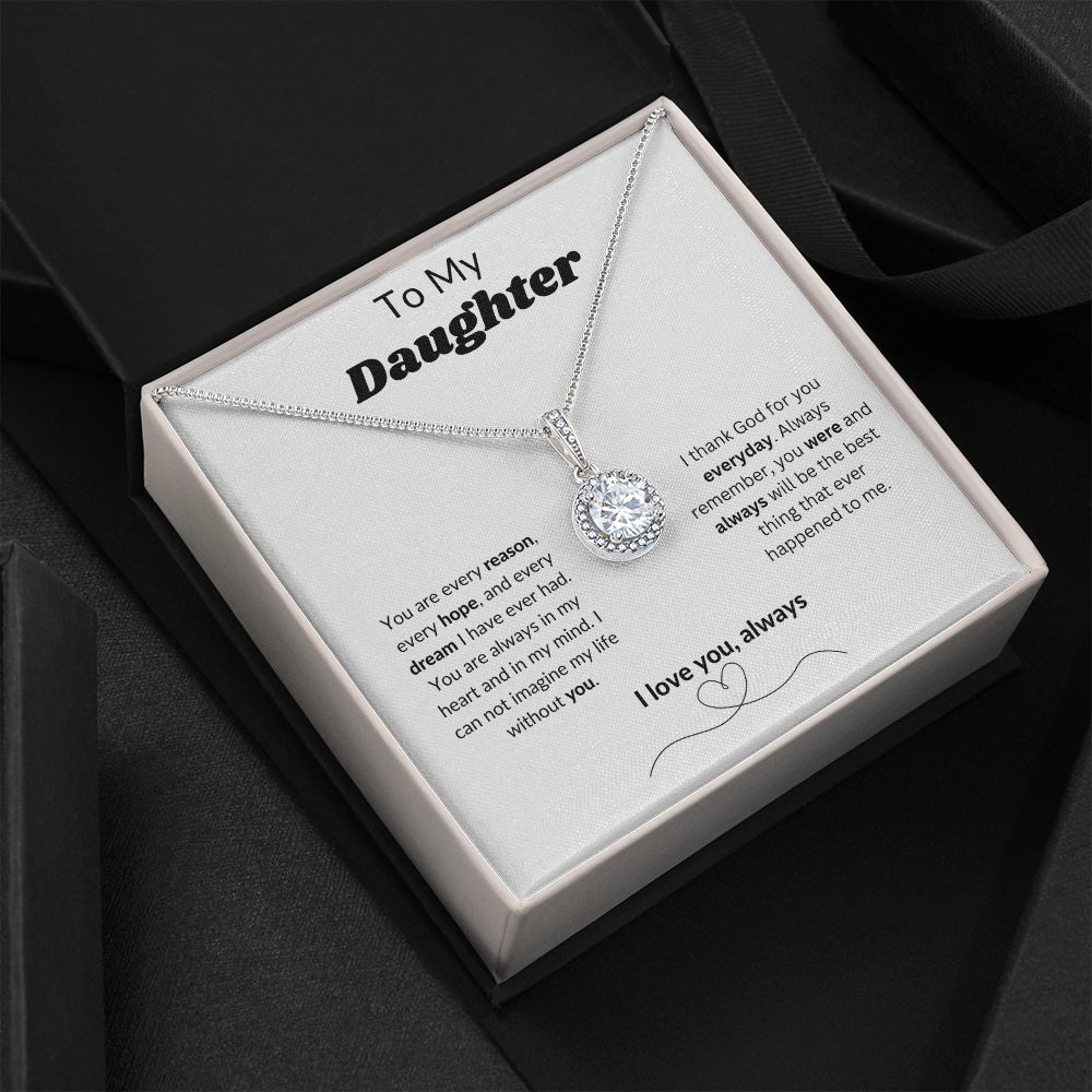 To My Daughter, Eternal Hope Necklace
