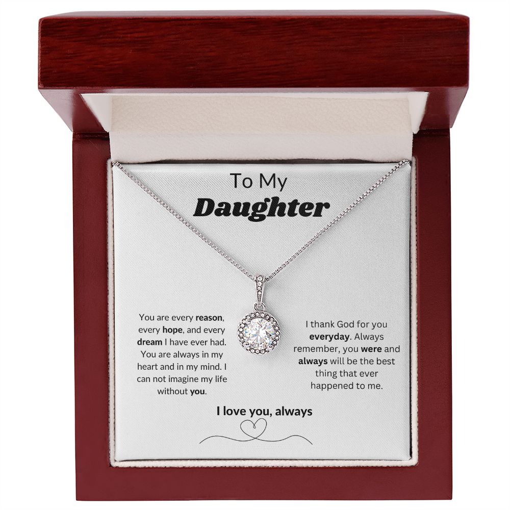 To My Daughter, Eternal Hope Necklace